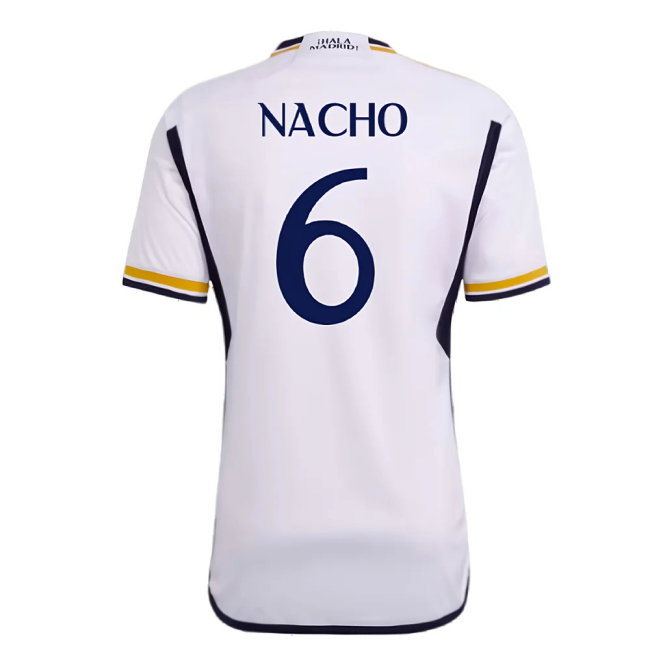 2023-2024 Real Madrid Home Shirt (Nacho 6)-SoccerKits Hub | Buy Soccer Jerseys Online